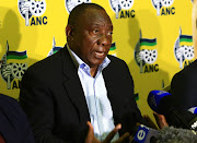 ANC president Cyril Ramaphosa.