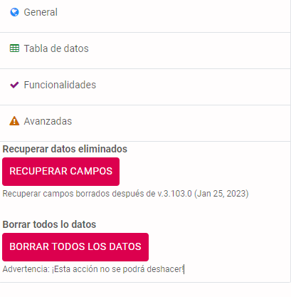 Funcionalidades avanzadas de base de datos