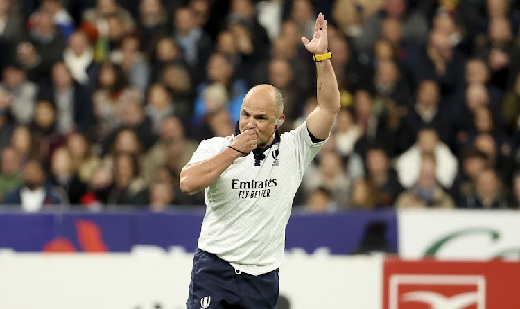 South African referee Jaco Peyper.