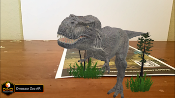 Augmented Reality Dinosaur Zoo Screenshot