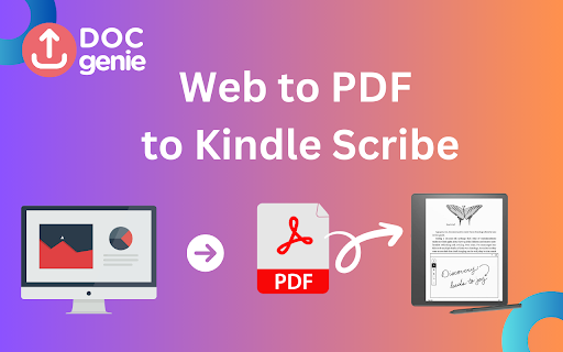Doc Genie - Send Web as PDF to Kindle Scribe