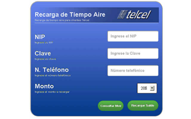 Recarga Tiempo Aire Telcel Preview image 0