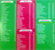 CK's Bakery menu 1