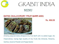 Grabit India menu 1