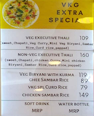 My VKG Andhra Restaurant menu 4