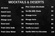 Charnock's Bite menu 1