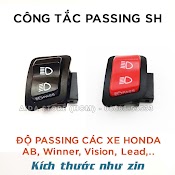 [Red] Công Tắc Passing Sh Kích Thước Zin - Độ Thêm Tính Năng Passing Cho Xe Máy Honda