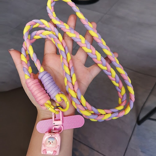 Pink And Yellow Purple Pendant