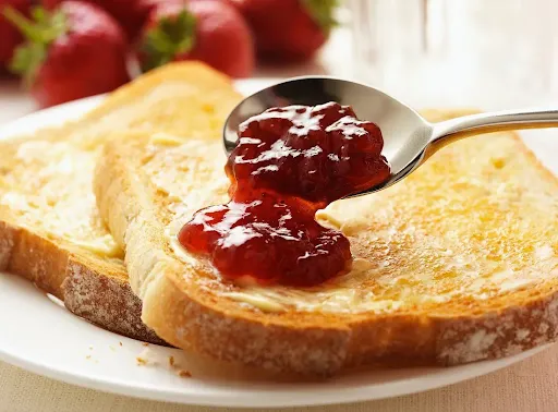 Kids Cheese Jam Toast