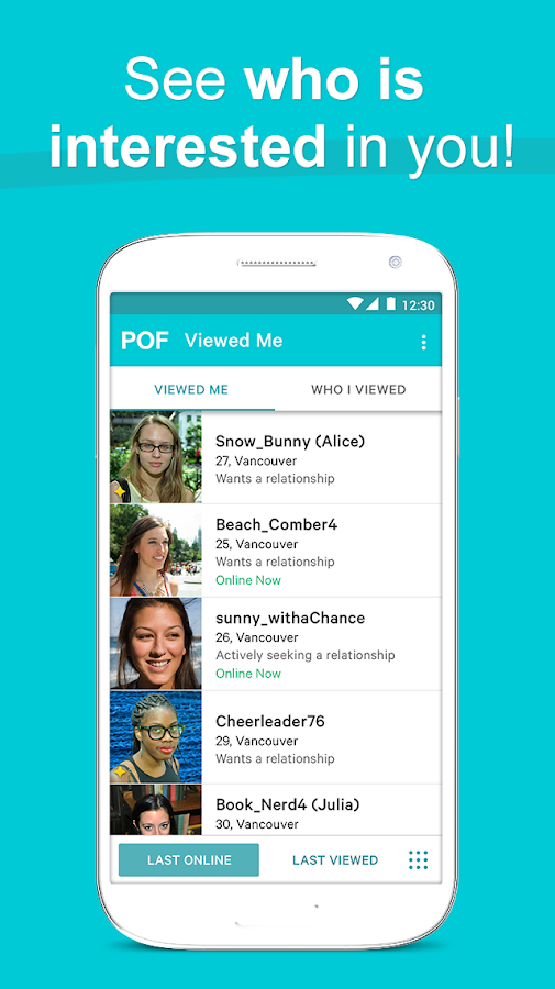 pof free online dating app