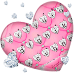Cover Image of Herunterladen Noble Diamond Heart Keyboard Theme 1.0 APK