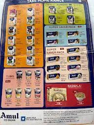 Amul menu 3