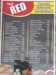 The Red Chillies Biryanis & Shawarmas menu 4