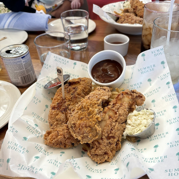 Gluten-Free Fried Chicken at Summer House on the Lake