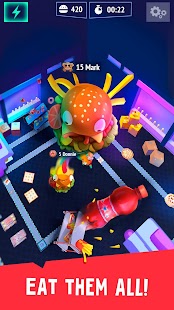 Burger.io: Swallow & Devour Burgers in IO Game Screenshot