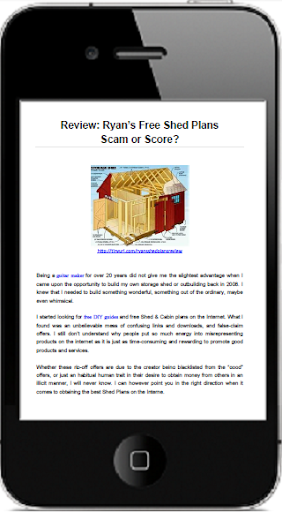 Ryan Shed Plans Review