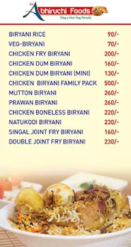 Abhiruchi Foods menu 6