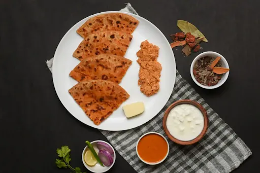 Butter Chicken Paratha (Olive Oil)