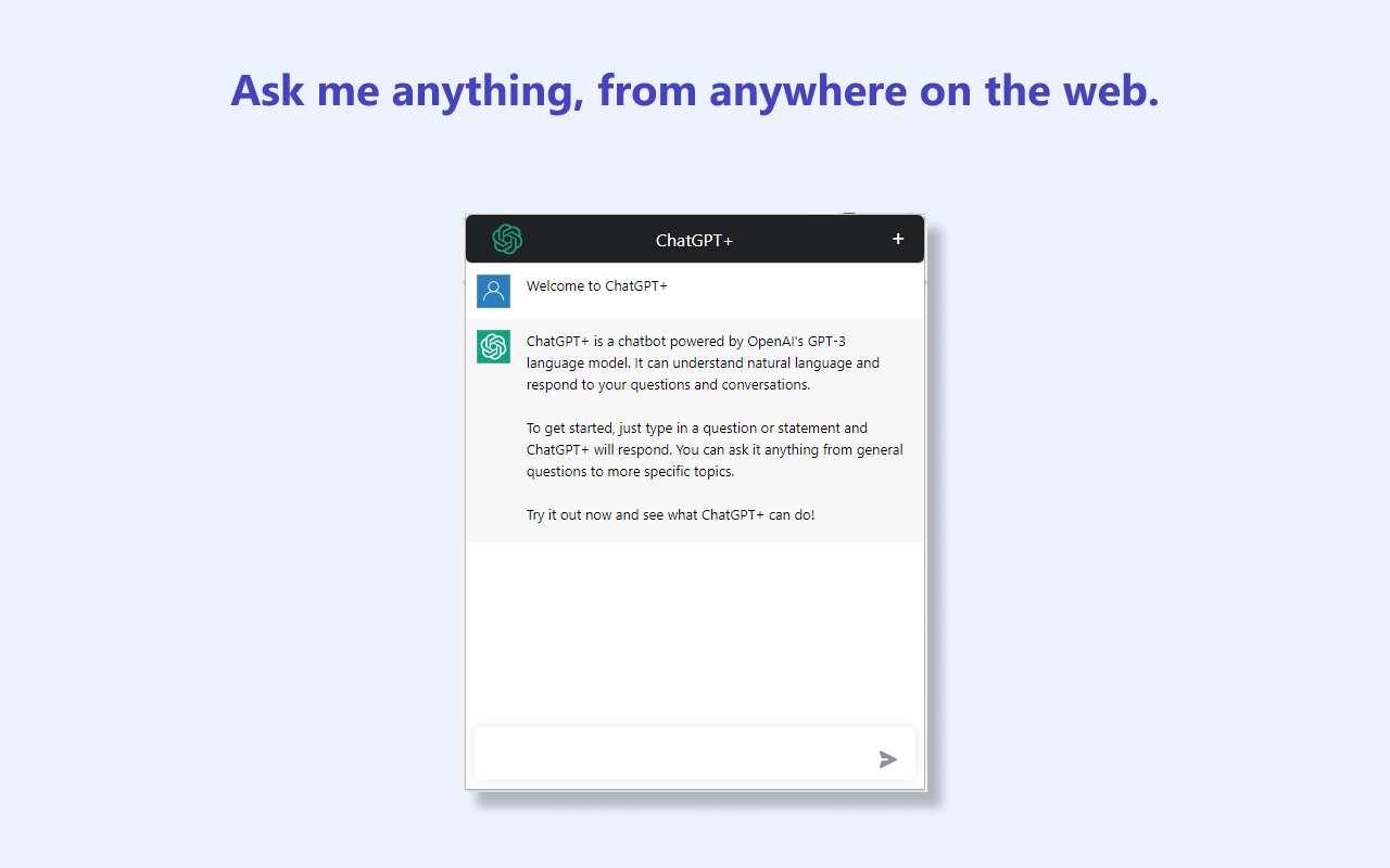 ChatGPT+ Extension Preview image 2