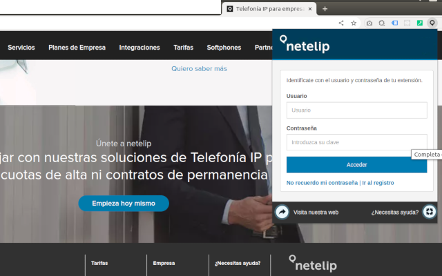 netelip Click 2 Extension Preview image 2