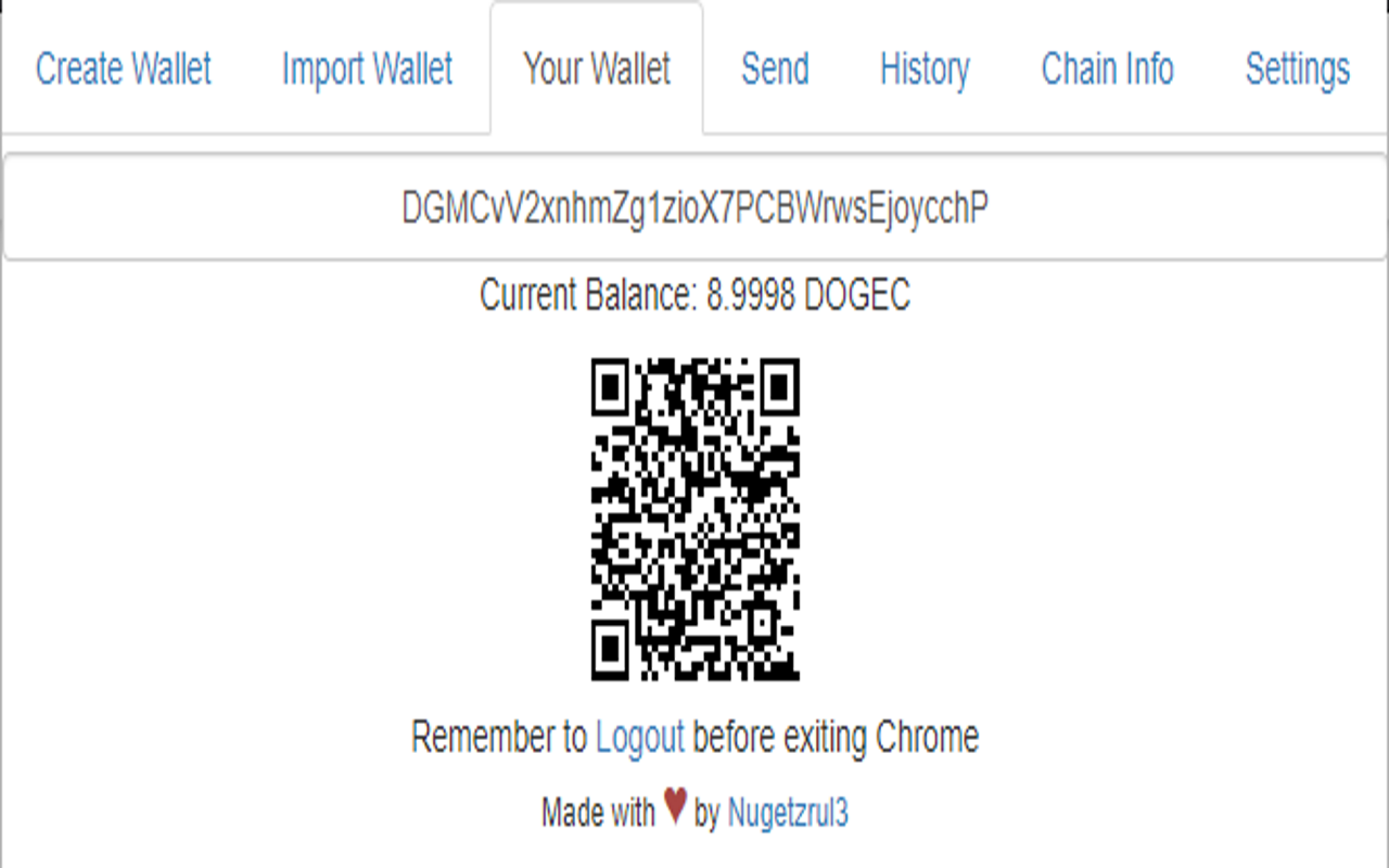 DogeCash Wallet Extension Preview image 2