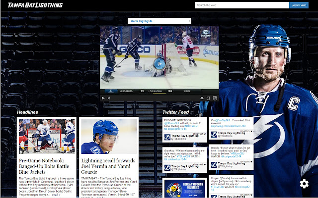 Tampa Bay Lightning New Tab