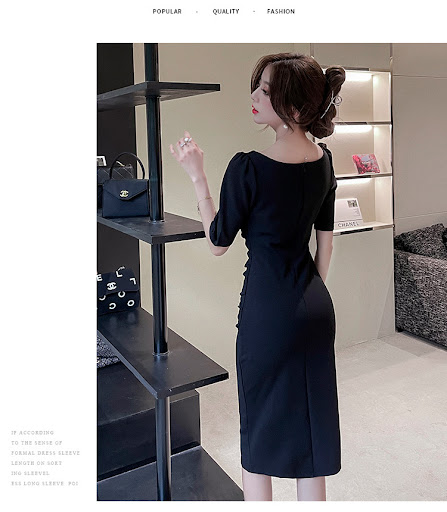 Title 10, Womens Short-Sleeved Slim-Fit Sheath Dress, a ...