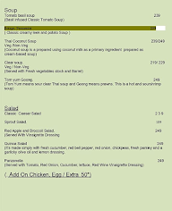 The Spirit Cafe And Bar menu 2