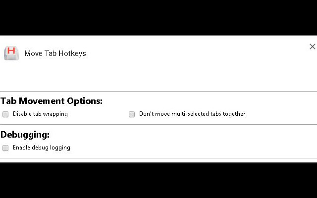 Move Tab Hotkeys (Chrome Number Pad Keys) chrome extension