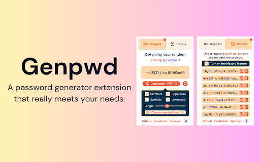 Genpwd | Strong Password Generator