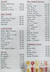 Hotel Sudarshan menu 4