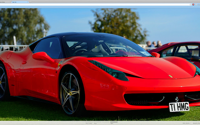 Retina Ferrari chrome extension