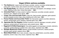 The Poke Co. menu 3