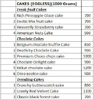 Cake 24X7 menu 4