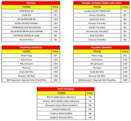 Mithaiwale menu 2