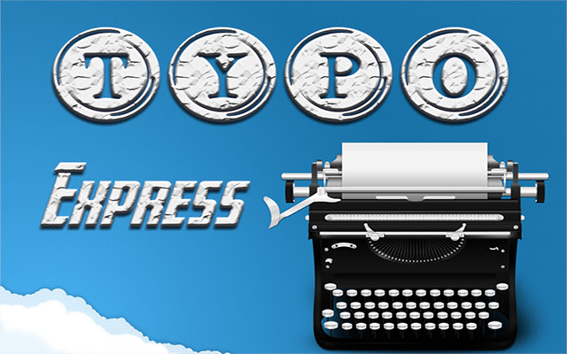 Typo Express chrome extension