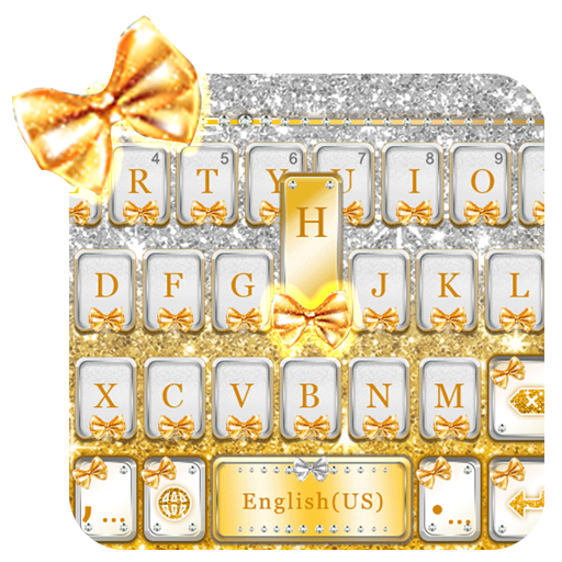 Golden Bow Keyboard Theme