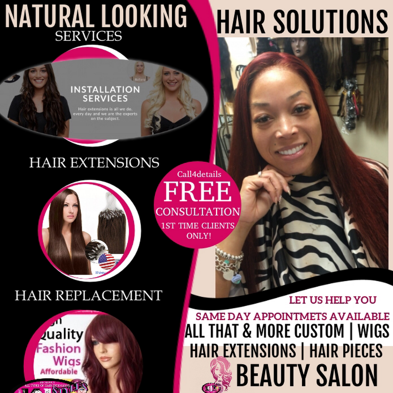 All That More Custom Hair Extensions Wigs Weaves Non