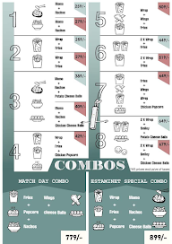 Cafe Estaminet menu 1