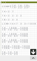 Fraction calculator Screenshot