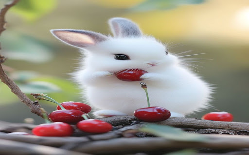 White Rabbit wallpaper screenshot 1