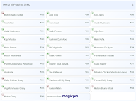 Prabhat Shop menu 2