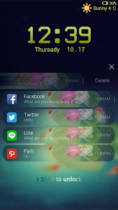 Lotus Pond Locker theme screenshot 2