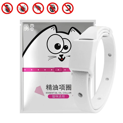 Pet Dog Cat Collars Veterinary Anti Flea and Tick Collar for Cats Anti-parasitic Necklace for Kitten Puppies Small Dogs 