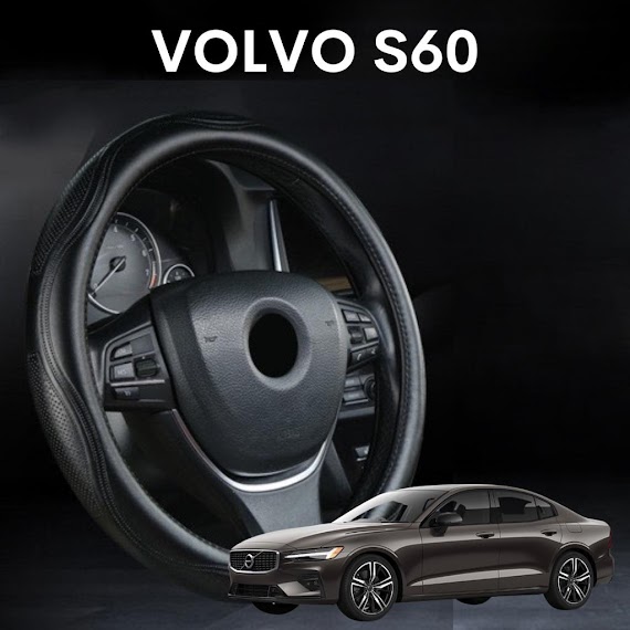 Bọc Vô Lăng Ô Tô Volvo S60 Cao Cấp | Da Thật Khâu Tay - Mã Persha