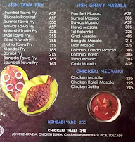 Hodi Sea Food Restuarant menu 1