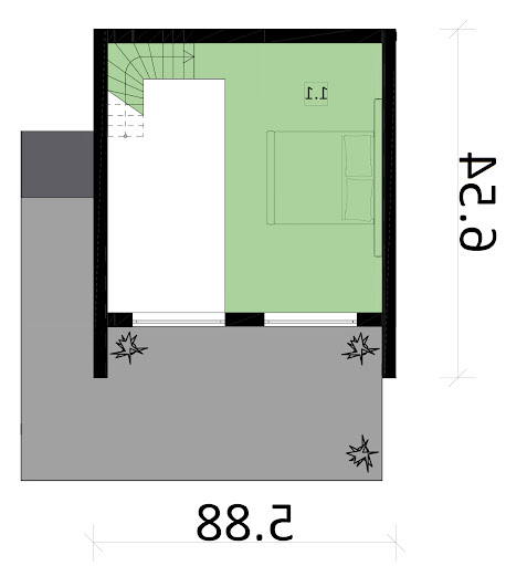 Ka152 Sz - Rzut antresoli