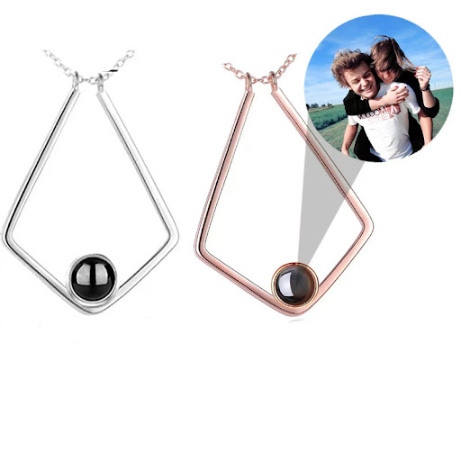 Title 5, 100 Languages Projection Necklace Personality E...