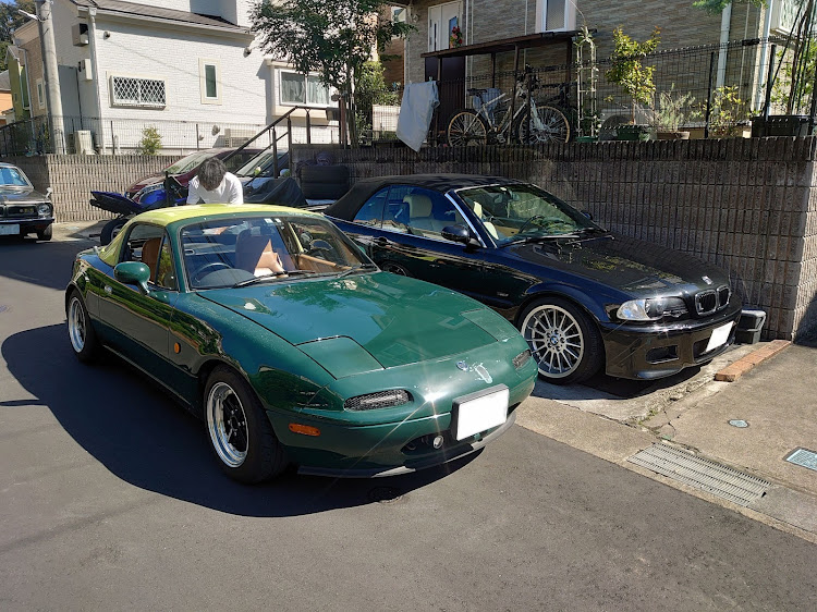 3シリーズ カブリオレのe46・NA8C・#ユーノスロードスター・#e46cabriolet・オープンカーに関するカスタム事例の投稿画像1枚目