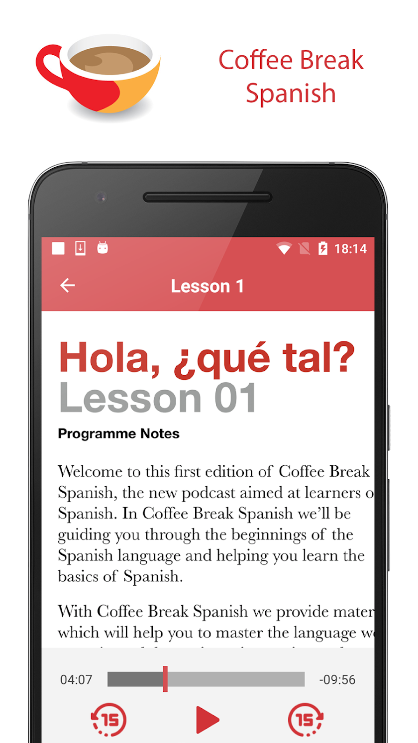 Coffee Break Spanish Screen 1